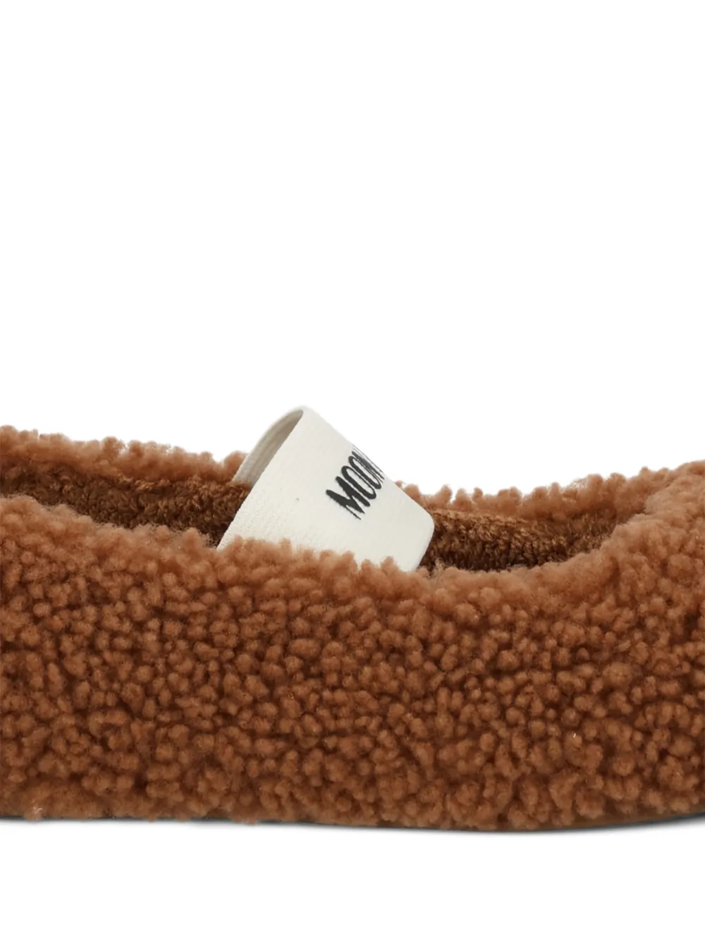 Moon Boot logo-detail ballet flats - Bruin