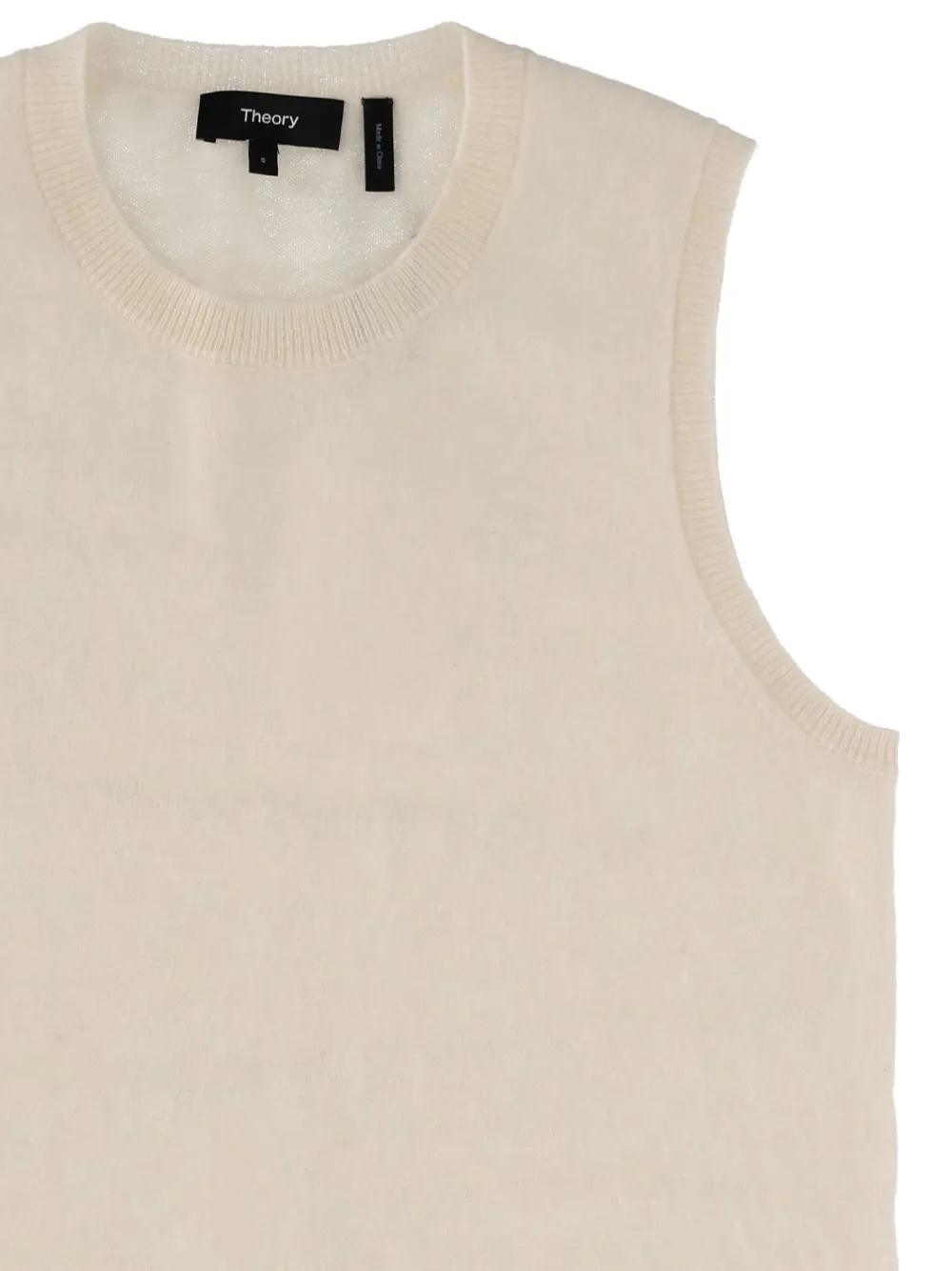  Theory Sleeveless Knitted Top - Neutrals 