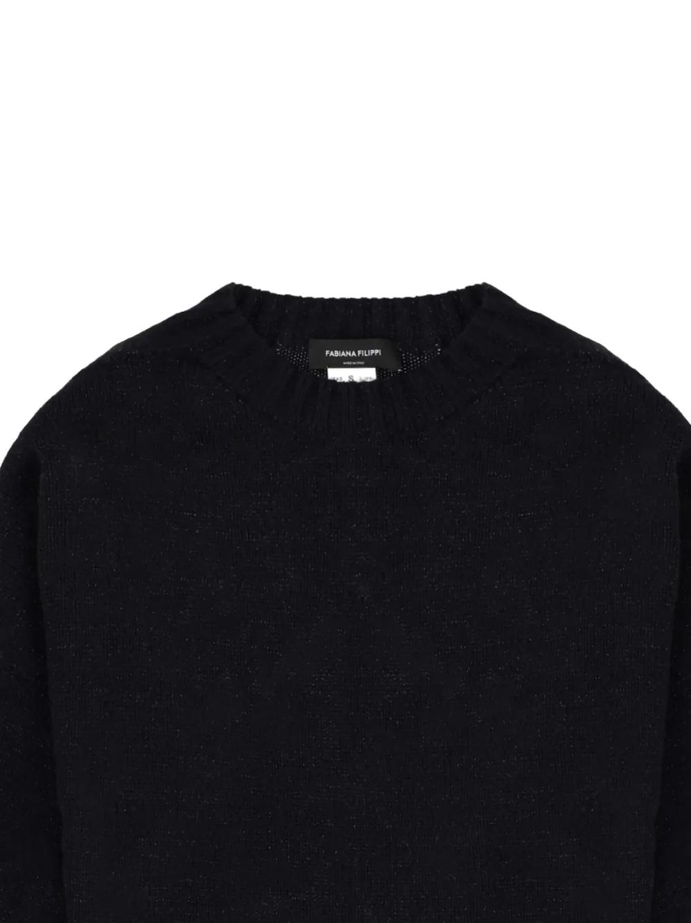 Fabiana Filippi Sweater met ronde hals Zwart