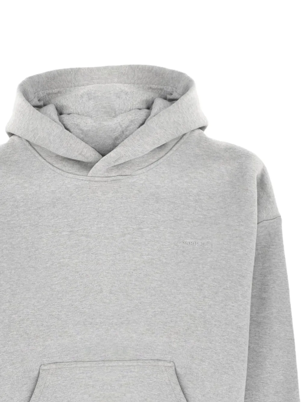 Purple Brand Katoenen hoodie Grijs