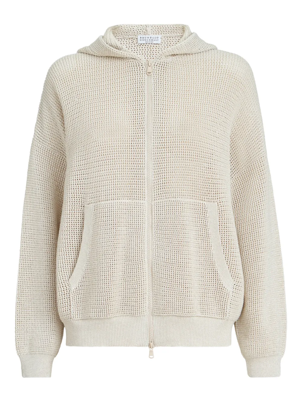 Brunello Cucinelli zip-up cardigan - Toni neutri