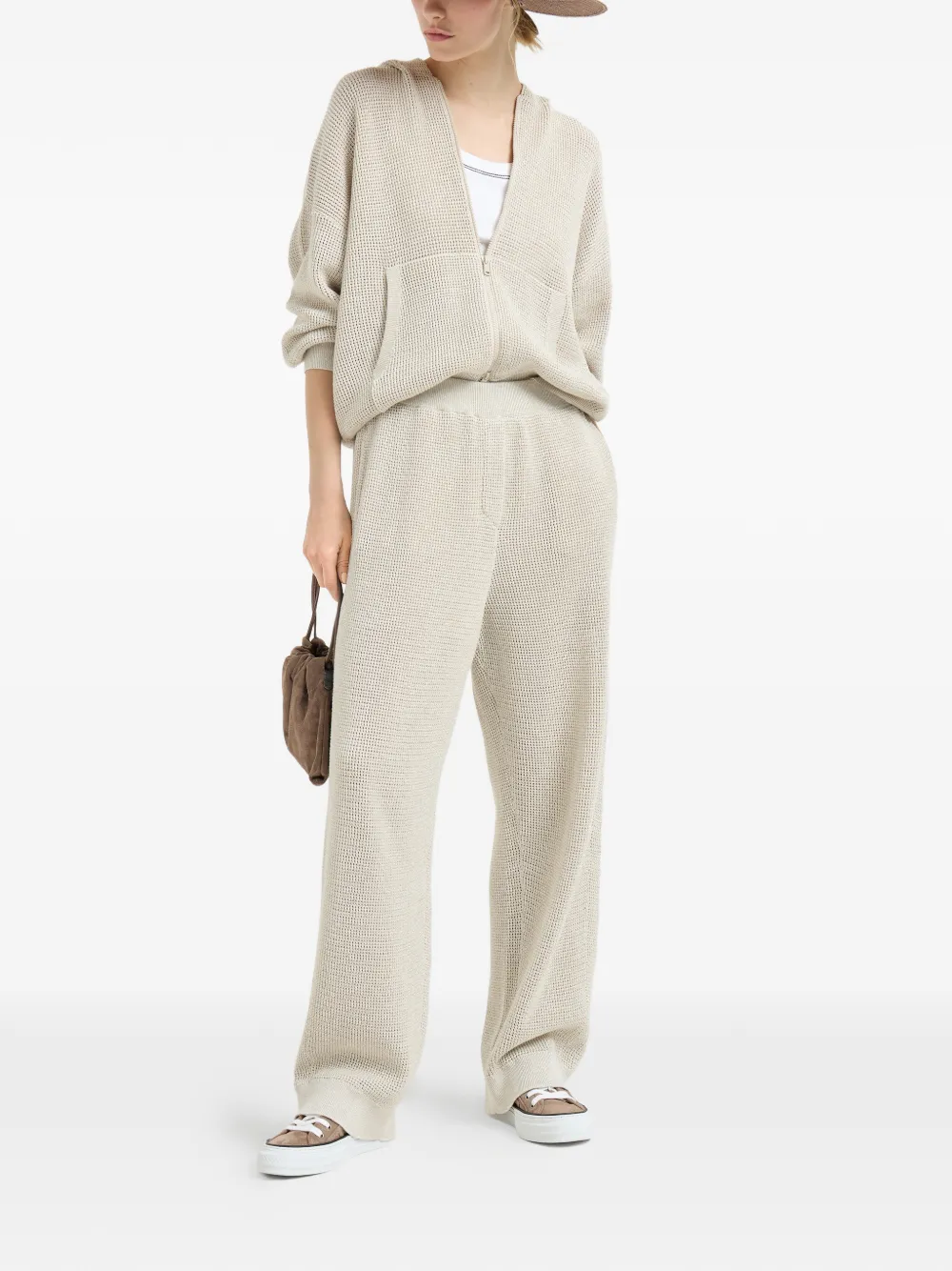  Brunello Cucinelli Zip-up Cardigan - Neutrals 