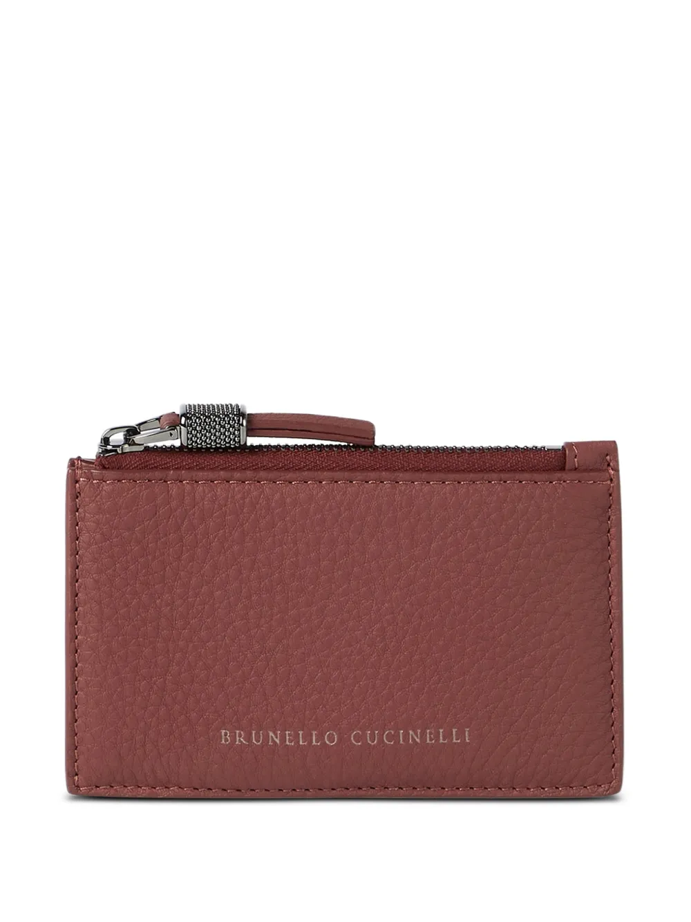 Brunello Cucinelli Portacarte in pelle - Rosso