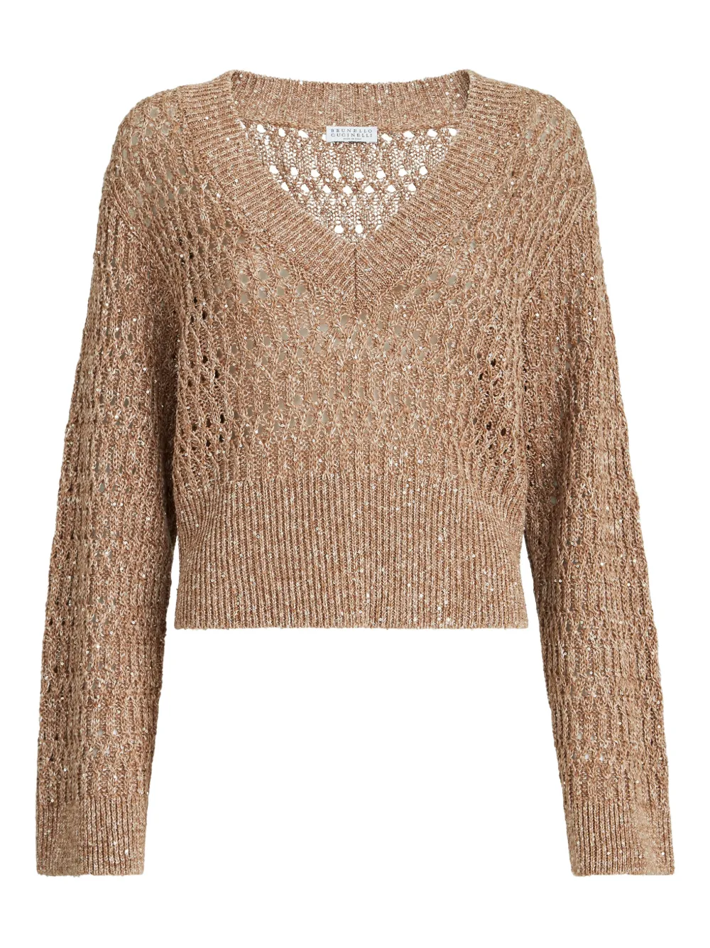Brunello Cucinelli V-neck sweater - Neutrals