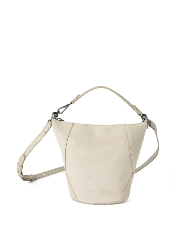 Brunello Cucinelli BC Duo Bucket Bag in Neutrals