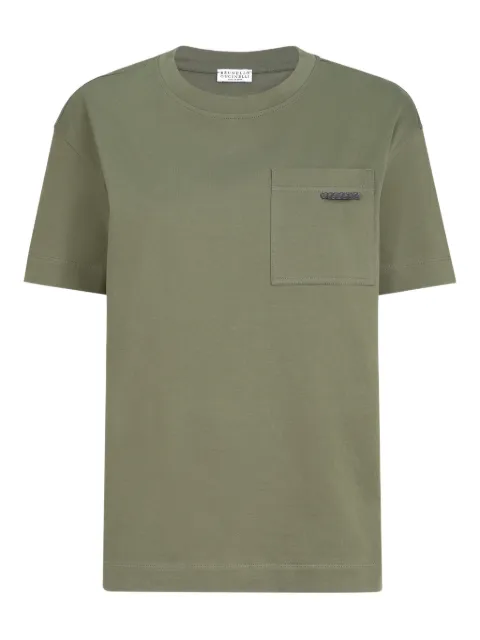 Brunello Cucinelli pocket cotton T-shirt