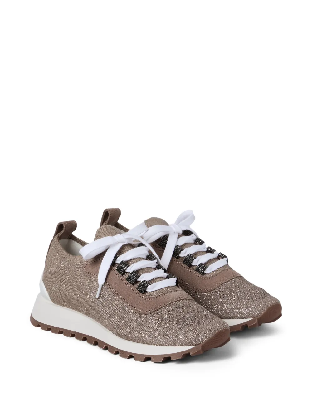 Brunello Cucinelli sparkling knit sneakers | Low-Tops | Image 2