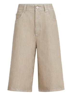 Brunello Cucinelli イージーショートパンツ | ニュートラル | FARFETCH JP