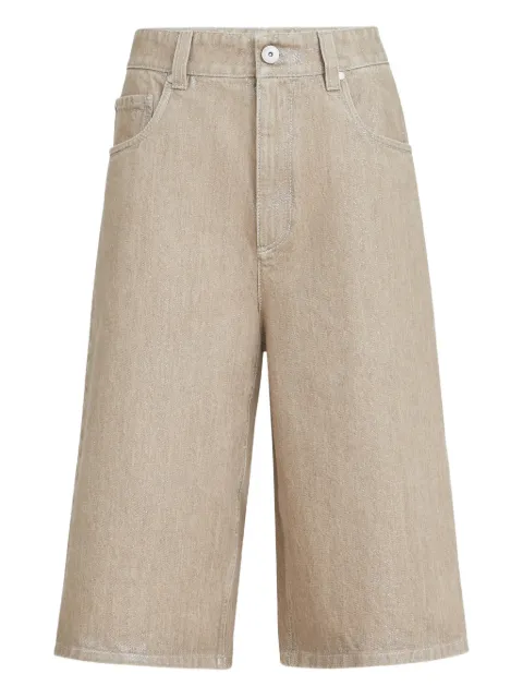 Brunello Cucinelli button-fastening shorts