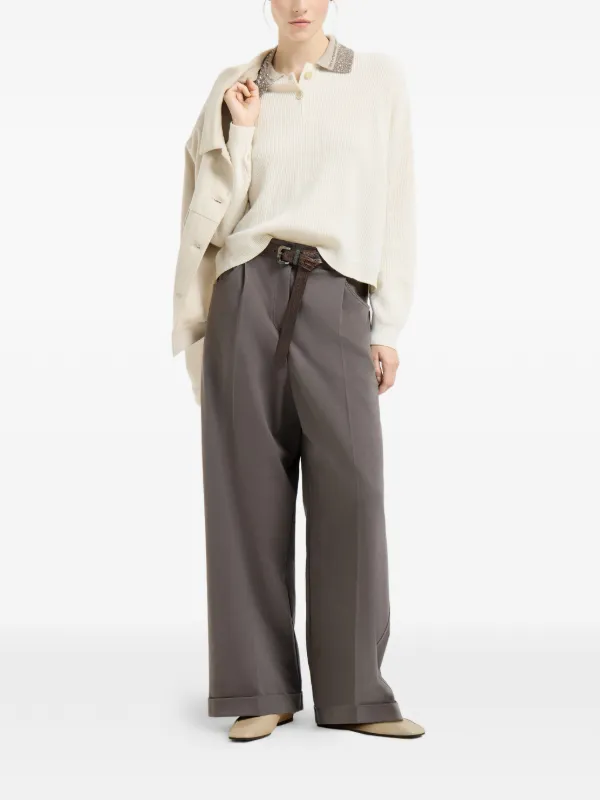 着用数回❤️BRUNELLO CUCINELLI スパンコール ニット Brunello Cucinelli スパンコールカラーセーター | ニュートラル