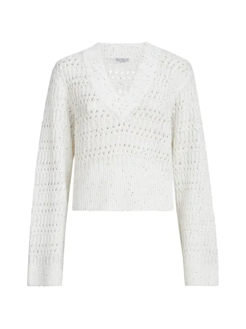 Brunello Cucinelli — V-neck sweater