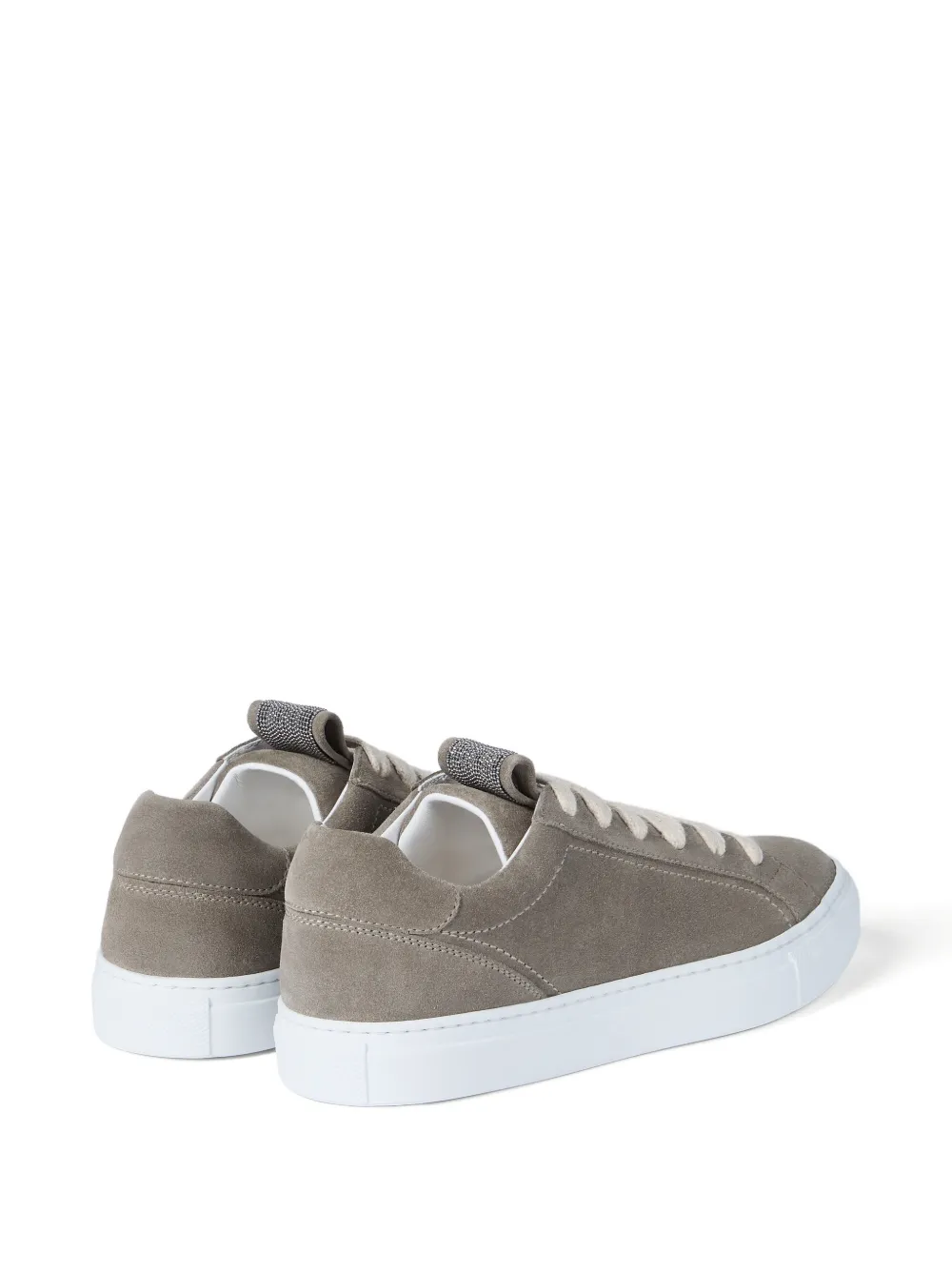 Brunello Cucinelli Suède sneakers Groen