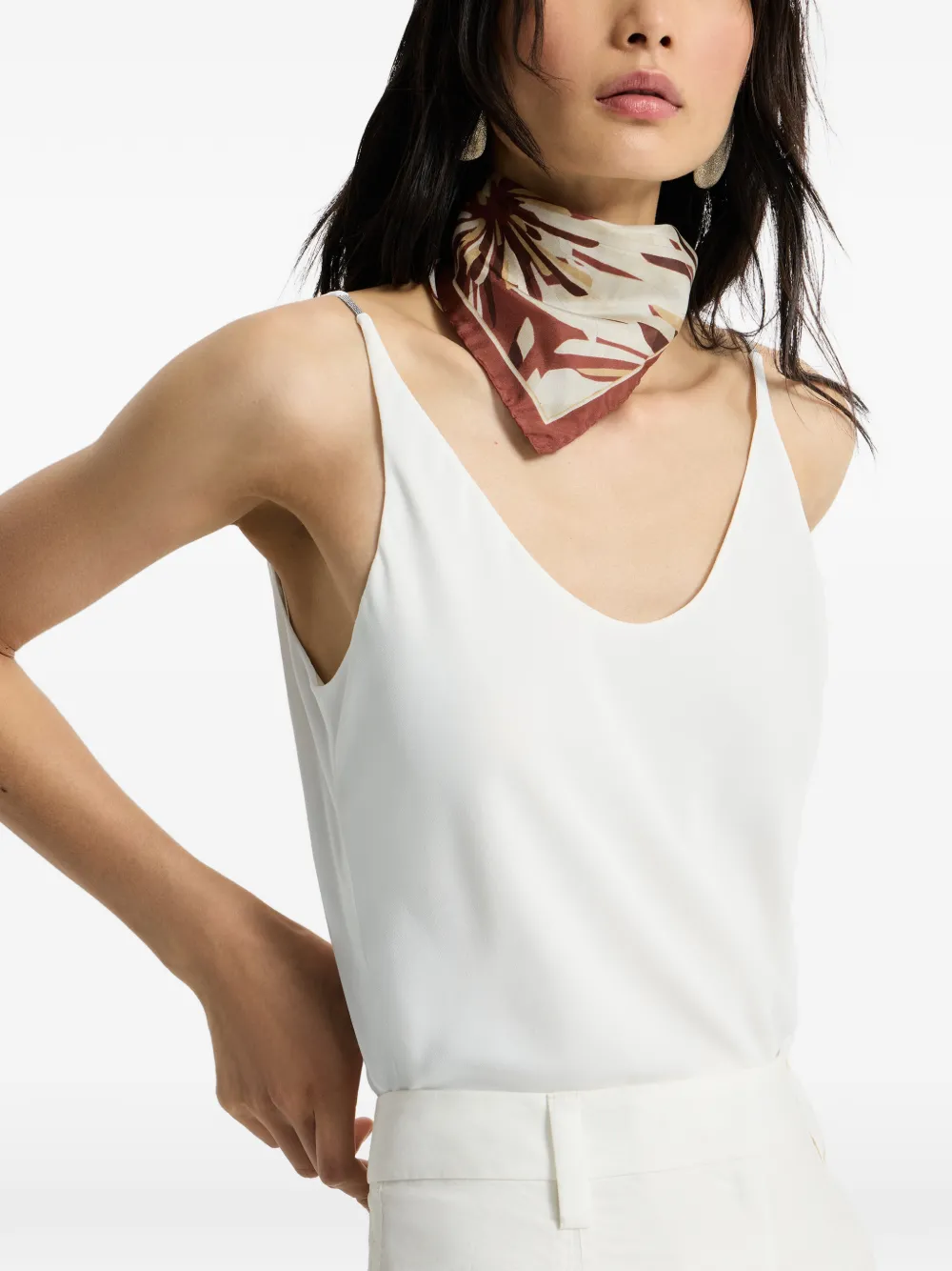 Silk Strap Top