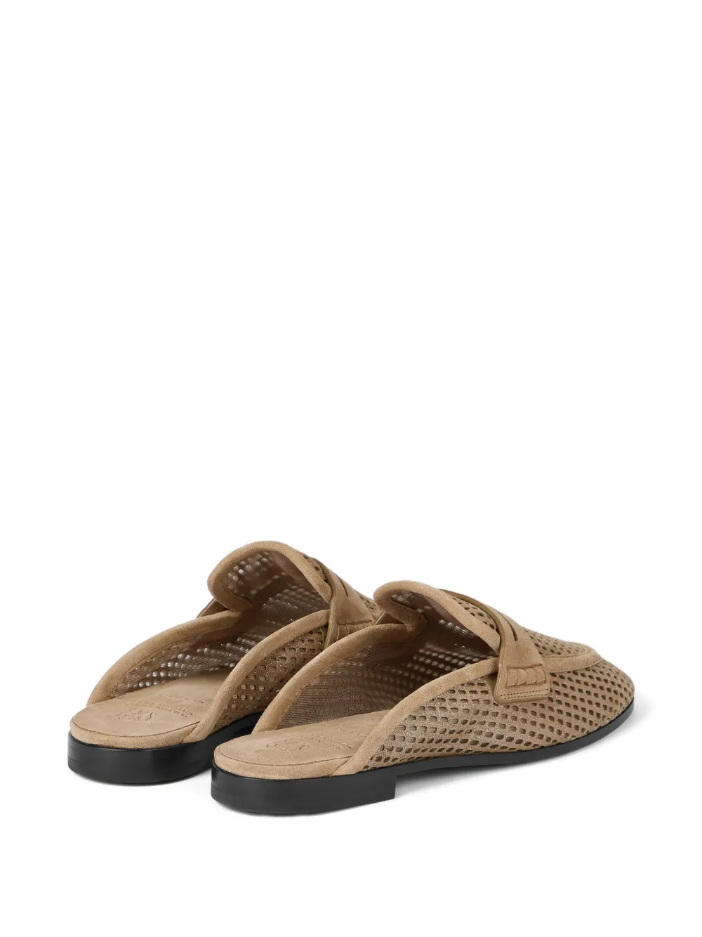 Brunello Cucinelli Leren muiltjes Beige