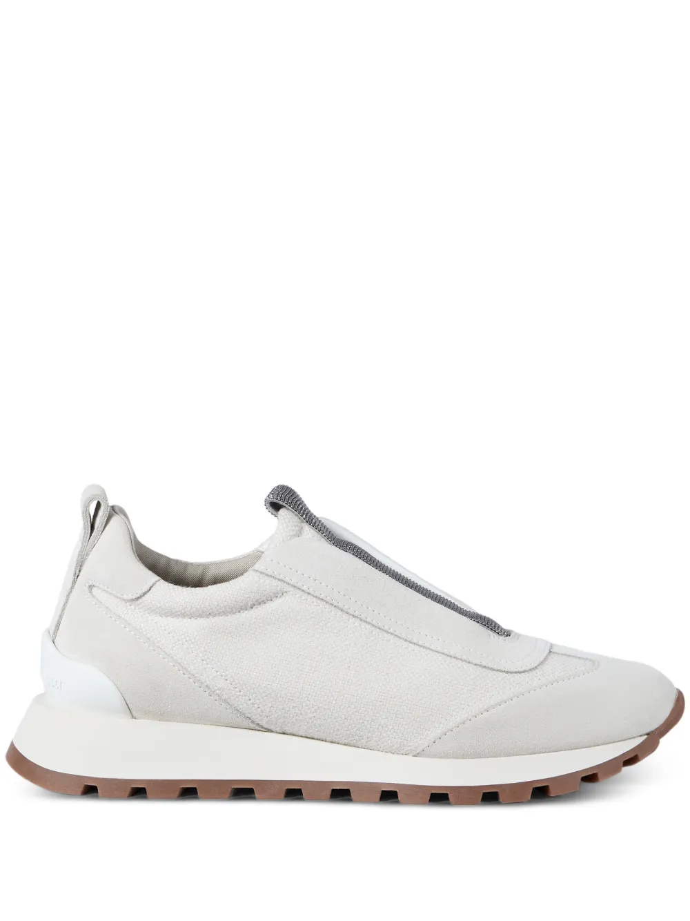 Brunello Cucinelli baskets en toile | tons neutres | Image 1