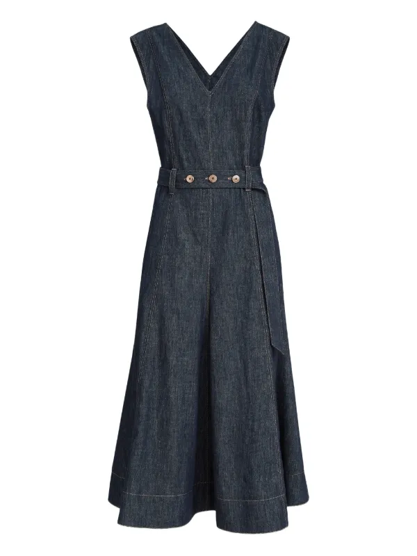 white christmas dresses Denim Tulle Dress main image 1