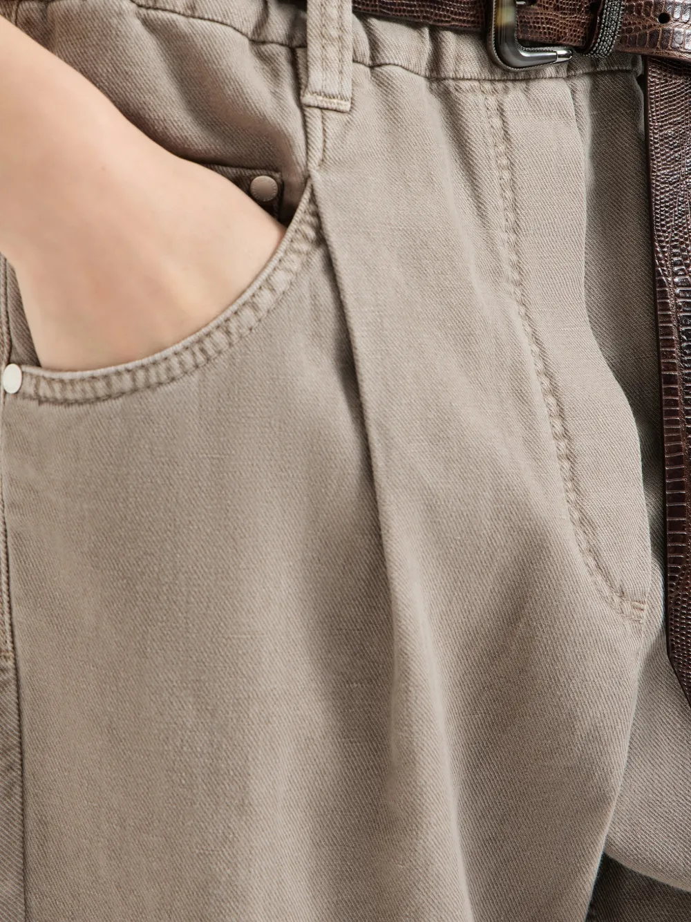 Brunello Cucinelli Broek Bruin