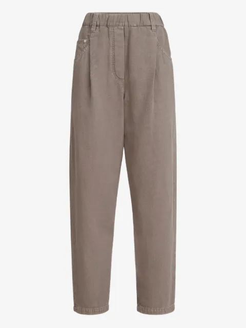 Brunello Cucinelli pantalones con diseño teñido