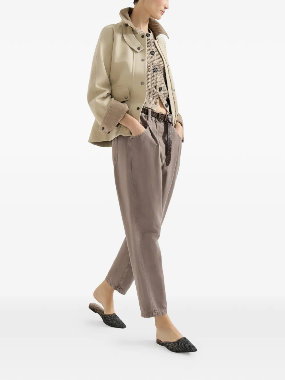 Brunello Cucinelli Broek Bruin