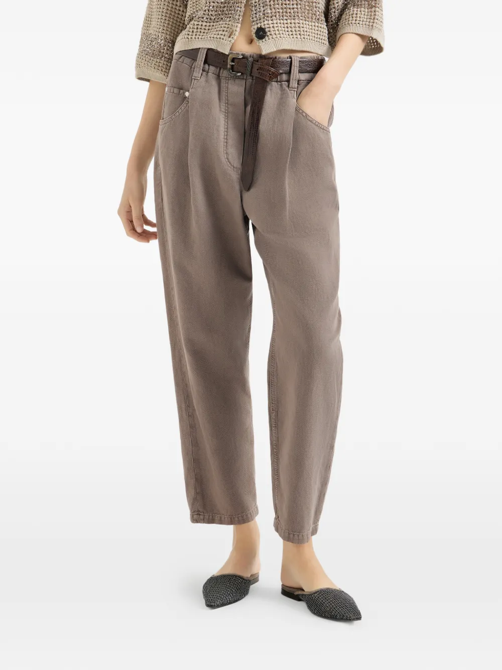 Brunello Cucinelli Broek Bruin