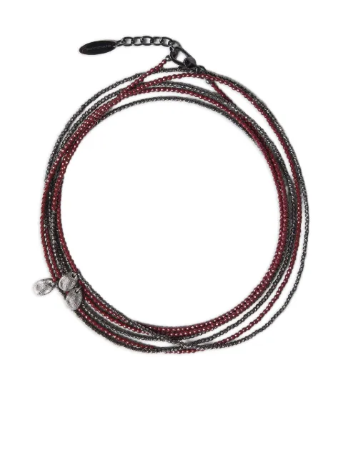 Brunello Cucinelli adjustable-length wrap bracelet
