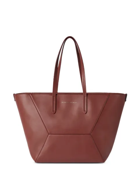 Brunello Cucinelli Monili-detail leather tote bag