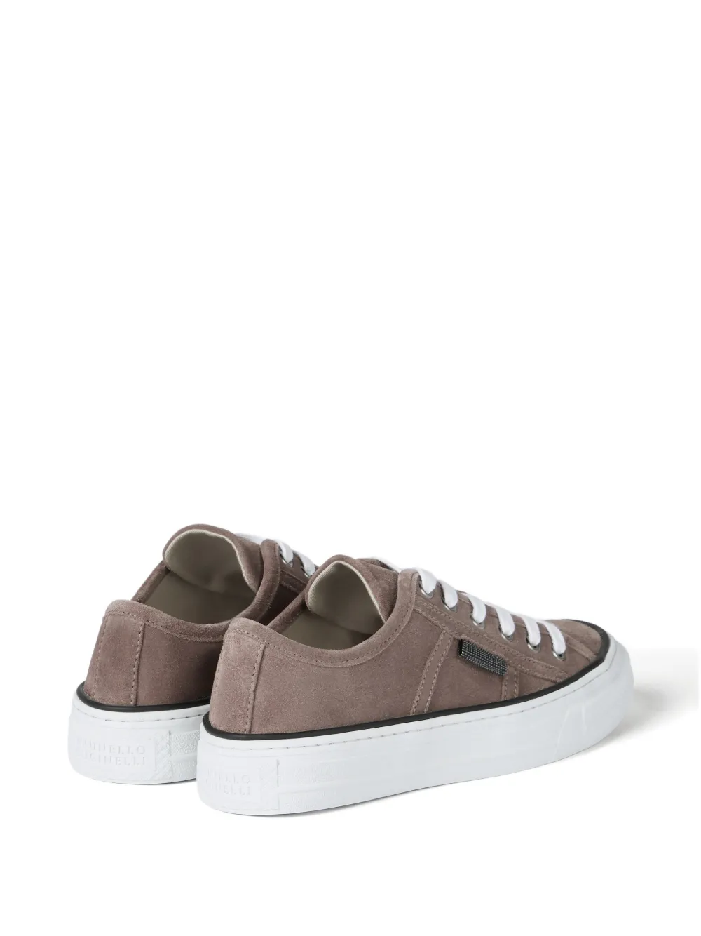 Brunello Cucinelli Suède sneakers Bruin