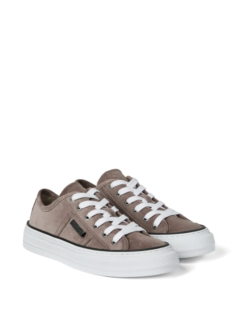 Brunello Cucinelli suede sneakers - Bruin