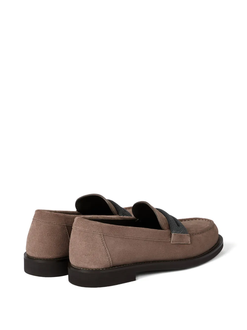 Brunello Cucinelli Suède loafers Bruin