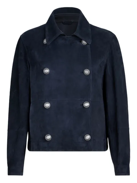 Brunello Cucinelli chamarra con doble botonadura y detalle de cadena Monili