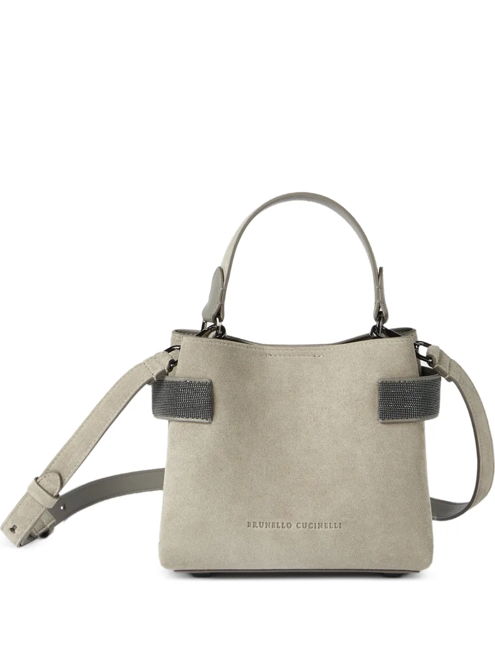 Brunello Cucinelli small Essence tote bag - Toni neutri