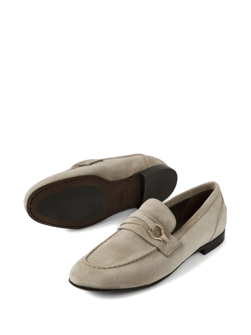 Brunello Cucinelli penny-strap loafers Beige