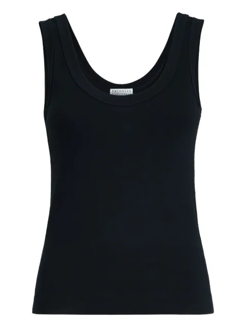 Brunello Cucinelli monili-detail ribbed top