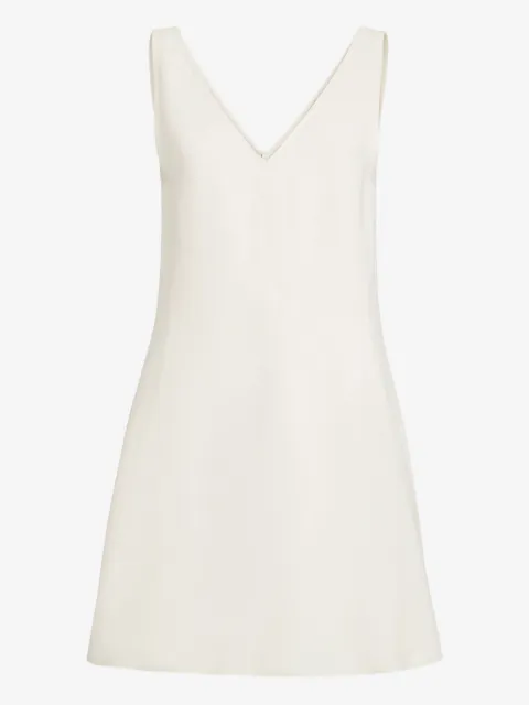 Brunello Cucinelli vestido corto con cuello en V