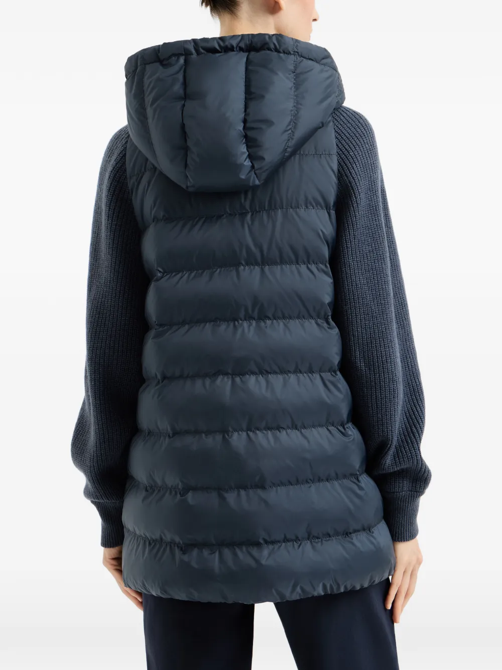 Brunello Cucinelli Jack met capuchon Blauw