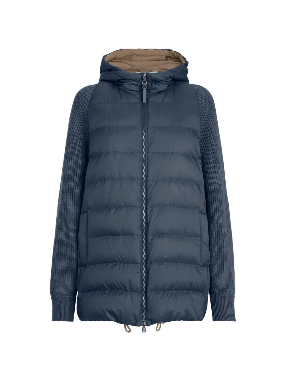 Brunello Cucinelli Jack met capuchon Blauw