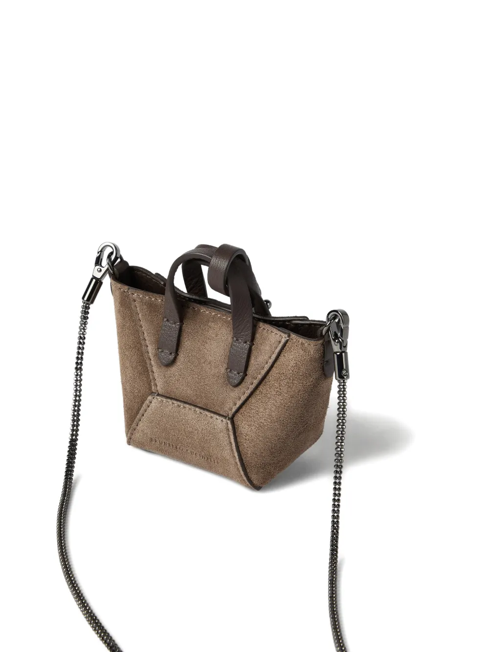 Brunello Cucinelli Bc Duo Mini Bag In Brown