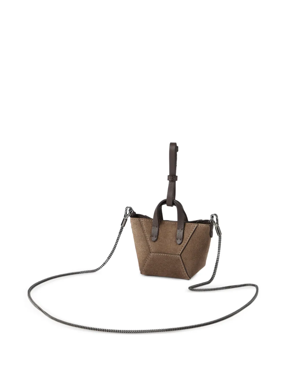  Brunello Cucinelli Bc Duo Mini Bag - Brown 