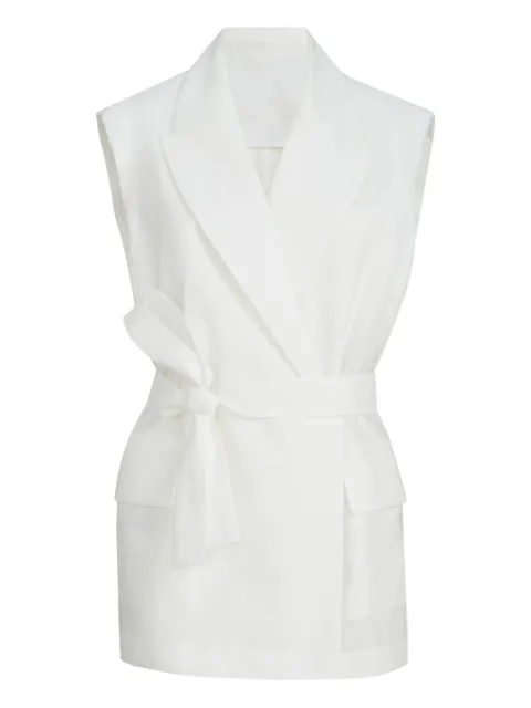 Brunello Cucinelli belted gilet