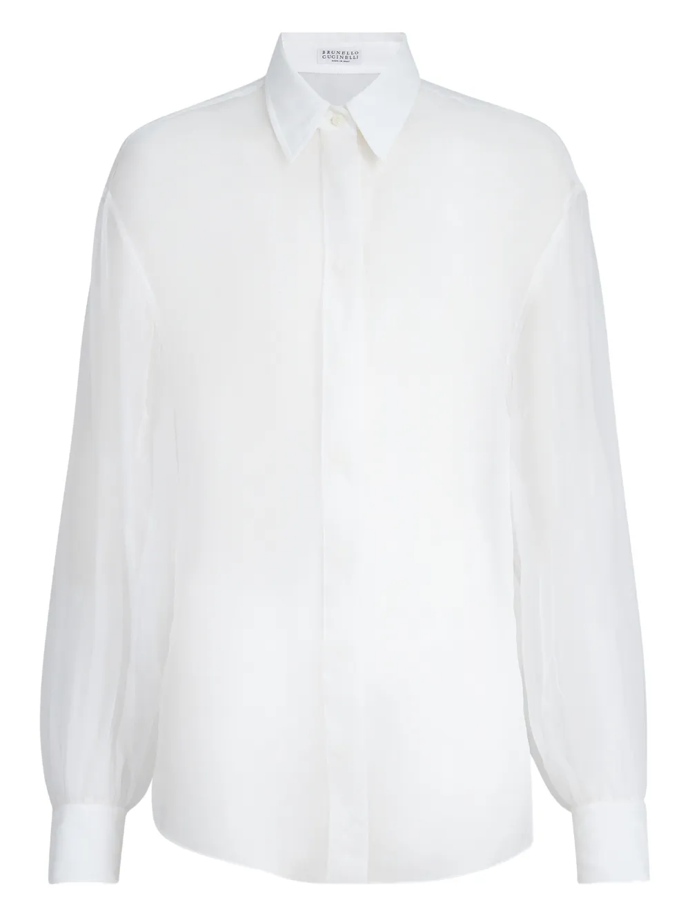 Brunello Cucinelli Camicia Monili - Bianco