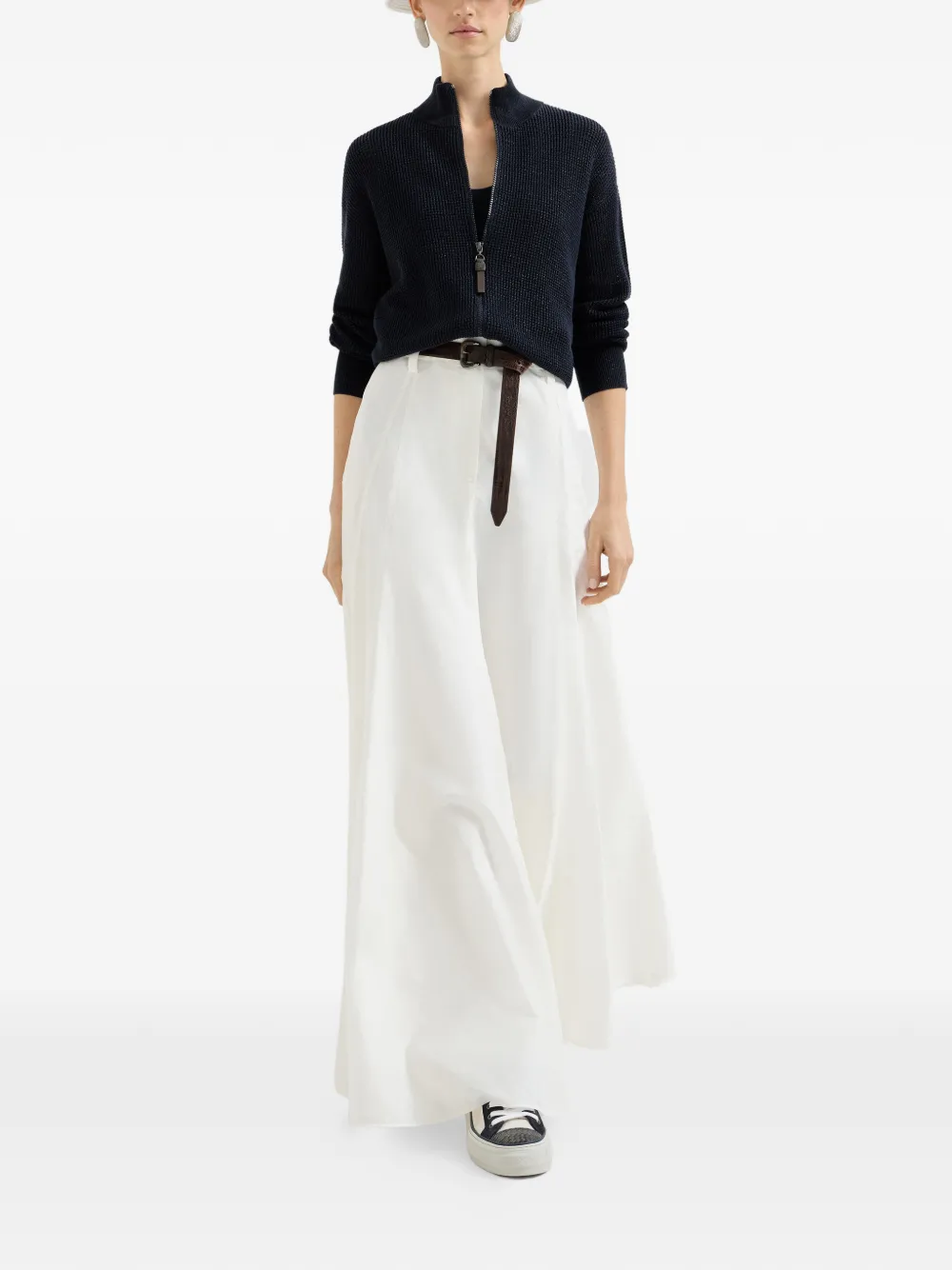  Brunello Cucinelli Zip-fastening Cardigan - Blue 