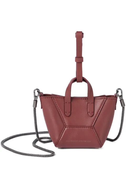 Brunello Cucinelli bolsa Precious Chain Duo micro