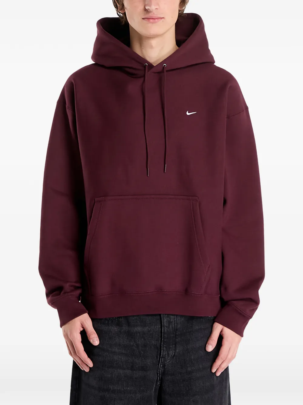 Nike Solo Swoosh pullover hoodie - Rosso