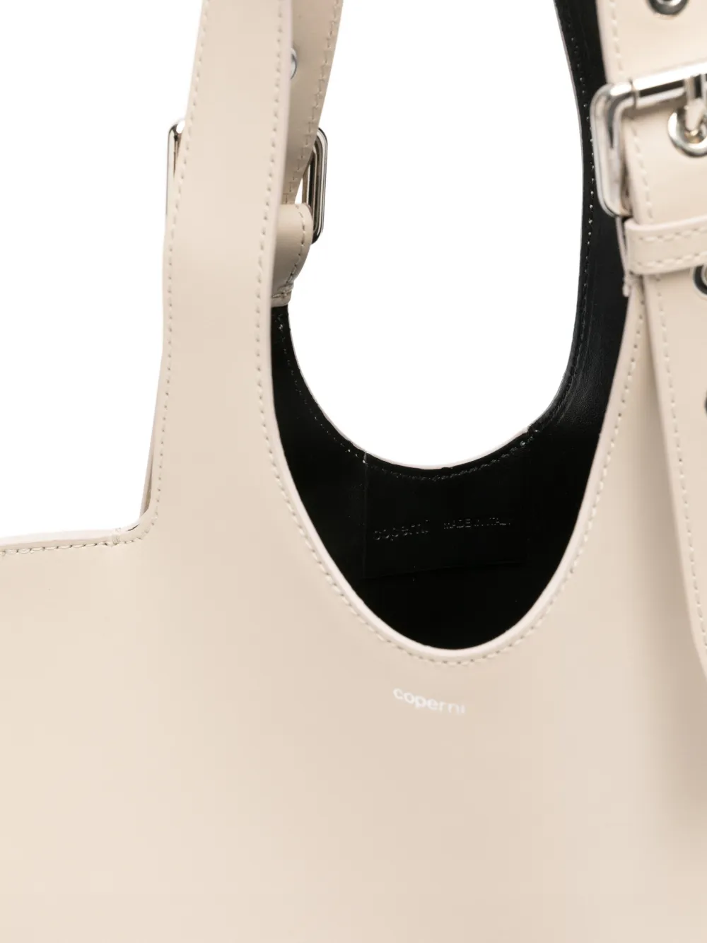 Coperni Shopper met gesp Beige