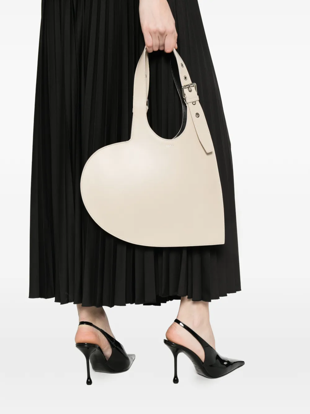 Coperni buckled tote bag - Beige