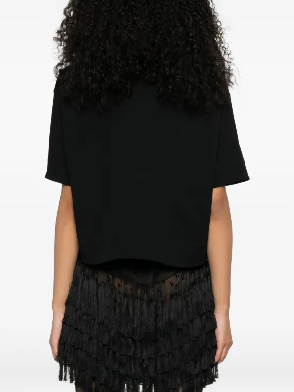 Jil Sander Vネック Tシャツ | ブラック | FARFETCH JP
