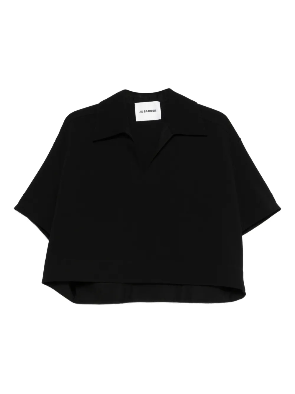 Jil Sander V-neck T-shirt - Nero