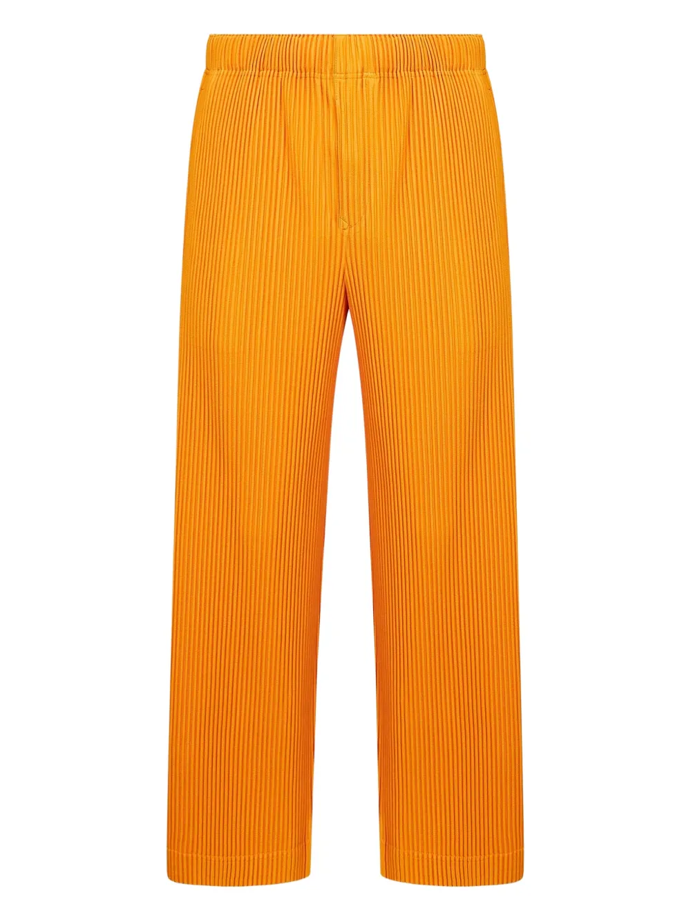 Homme Plissé Issey Miyake pleated straight-leg trousers - Arancione