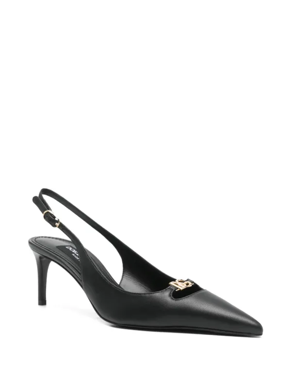 Dolce & Gabbana Lollo Heeled Pumps | Black | FARFETCH