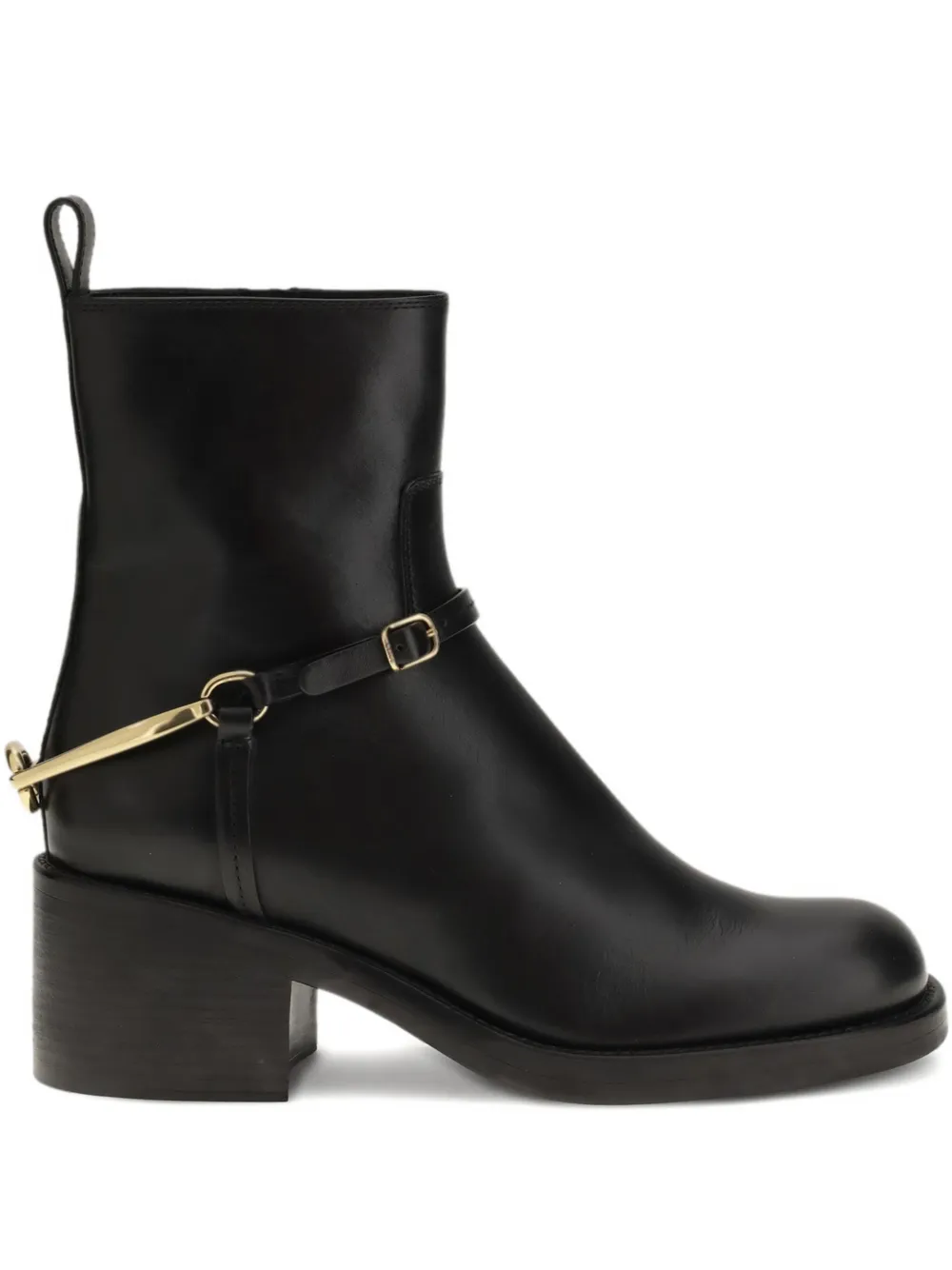 Chloé Dakota Round-toe Boots In Black